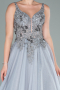 Haute Couture Longue Gris ABU2091