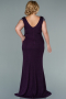 Robe de Soirée Grande Taille Longue Violet ABU2438