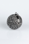 Sac de Soirée Squameuse Noir-Argent SH803