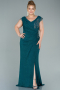 Robe de Soirée Grande Taille Longue Émeraude ABU2438
