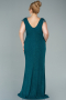Robe de Soirée Grande Taille Longue Émeraude ABU2438
