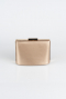 Sac de Boîte Cuir dentelé Bronze V288