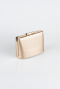 Sac de Boîte Cuir dentelé Bronze V288