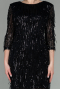 Robe de Soirée Courte Noir ABK1599