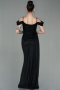 Robe de Soirée Longue Noir ABU2835