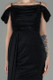 Robe de Soirée Longue Noir ABU2835