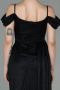 Robe de Soirée Longue Noir ABU2835