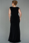 Robe de Soirée Grande Taille Longue Noir ABU2854