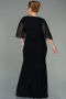 Robe de Soirée Grande Taille Longue Noir ABU2857