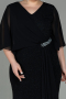 Robe de Soirée Grande Taille Longue Noir ABU2857