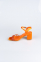 Chaussure de soirée Satin Orange ABS1104