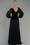 Robe de Soirée Longue Noir ABU2905