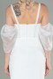 Robe de Cérémonie Longue Blanc ABU2911