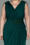Robe de Soirée Grande Taille Longue Émeraude ABU2854