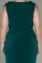 Robe de Soirée Grande Taille Longue Émeraude ABU2854