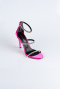 Chaussure De Soirée Satin Fushia AB2001