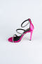 Chaussure De Soirée Satin Fushia AB2001