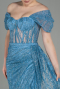 Robe De Soirée Longue Indigo ABU2706