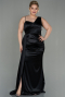 Robe Grande Taille Longue Noir ABU2932