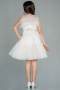 Robe de Soirée Enfants Courte Cappuccino ABK1707