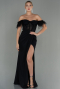 Robe de Soirée Longue Noir ABU3050