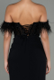 Robe de Soirée Longue Noir ABU3050