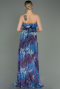 Robe de Soirée Longue Violet ABU3086