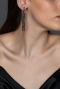 Boucle d'Oreille Noir UK549