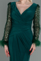 Robe de Soirée Longue Émeraude ABU3008