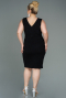 Robe de Soirée Grande Taille Midi Noir ABK1752