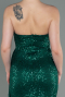 Robe de Soirée Longue Squameuse Émeraude ABU3134