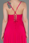 Robe De Soirée Longue Fushia ABU1305