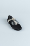 Chaussure D’enfant Satin Noir HRB185