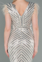 Robe De Soirée Longue Beige ABU881
