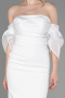 Robe de Cérémonie Midi Blanc ABK1796