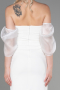 Robe de Cérémonie Midi Blanc ABK1796