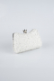 Sac de Soirée Luxe Pierreux Blanc SH828