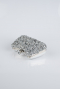 Sac de Soirée Luxe Pierreux Argent SH828