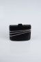 Sac de Soirée Luxe Plâtre Noir SH822