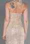 Tenue de Soirée Longue Squameuse Vison ABU3246