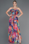 Robe De Soirée Longue Très Coloré ABU3086