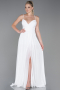 Robe de Soirée Longue Blanc ABU1305