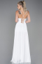 Robe de Soirée Longue Blanc ABU1305