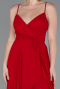 Robe de Soirée Longue Rouge ABU1305