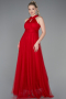 Robe de Soirée Longue Rouge ABU3252