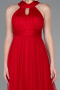 Robe de Soirée Longue Rouge ABU3252