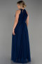 Robe De Soirée Grande Taille Longue Bleu Marine ABU3253
