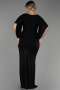 Robe de Soirée Grande Taille Longue Noir ABU3280