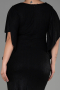 Robe de Soirée Grande Taille Longue Noir ABU3280