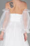Robe De Soirée Longue Blanc ABU2076